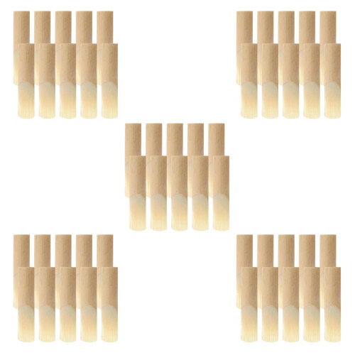 50Pièces Anches Saxophone Alto Beiges Remplaçables En