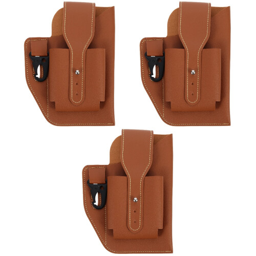 3Pièces Banane Cuir Pour Téléphone Multifonction Extérieur