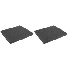 2Pièces Tampon Filtrant Noir Pour Filtre Aquarium Durable