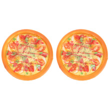 2Pièces Pizza Simulée Jouet Décoratif Pour Restaurant