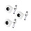 6Pièces Microphone Logo ABS Usage Professionnel 1