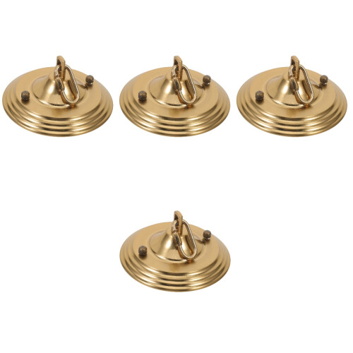 4Pièces Cache-Plaque Plafond Métal Pour Lampe Suspendue Maison
