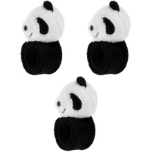 3Pièces Bracelets Slap Animaux Confortables Doux Pour Jeux Enfants