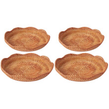 4Pièces Corbeille Tressée Pour Stockage Décor