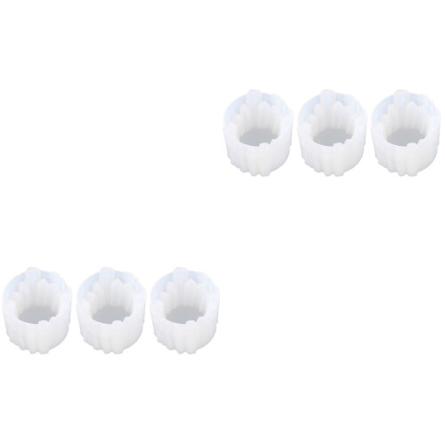 6Pièces Moules Résine Cristal Silicone Pour Accessoires DIY