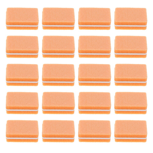 100Pièces À Ongles Mousse Orange Mini Pour Portable