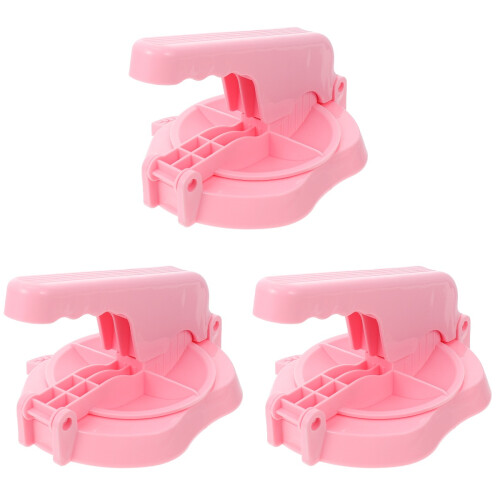 3Pièces Kit Moule Pâte Rose Multifonction Pour Raviolis Biscuits