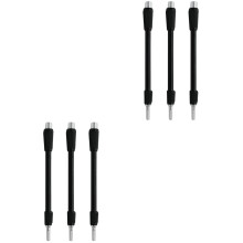 6Pièces Tige Flexible Noire Pour Visseuse Extension Robuste