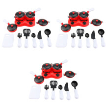 3Ensembles Ensemble Cuisine Jouet Durable Pour Enfants Couleurs Vives