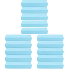 15Pièces Boîte Stylo Etudiant Papier Bleu Durable Multiusage