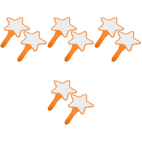 8Pièces Supports Notation Orange En Mousse, Tableaux Blancs Main