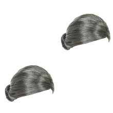 2Pièces Perruque Femme Fibre Facile À
