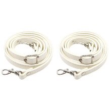 2Pièces Bandes De Sac Beige Accessoires En Cuir Synthétique Robuste