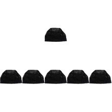 6Pièces Réseau Perruque Noir Stretch Confortable Et Durable