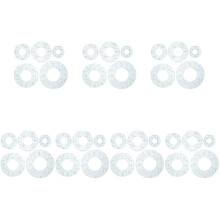 35Pièces Gabarit Patchwork Gris Pour Projets Couture