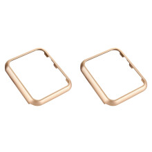 2Pièces Protection Montre Iwatch4 Or Alliage Métal