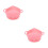 2Pièces Assiettes Silicone Bébé Porc Rose Résistantes 1