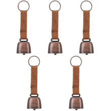 5Pièces Cloches Randonnée En Métal Café Suspendues Durables