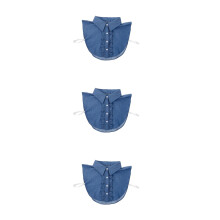 3Pièces Cols Pointus Faux Accessoire Vêtements Raffiné