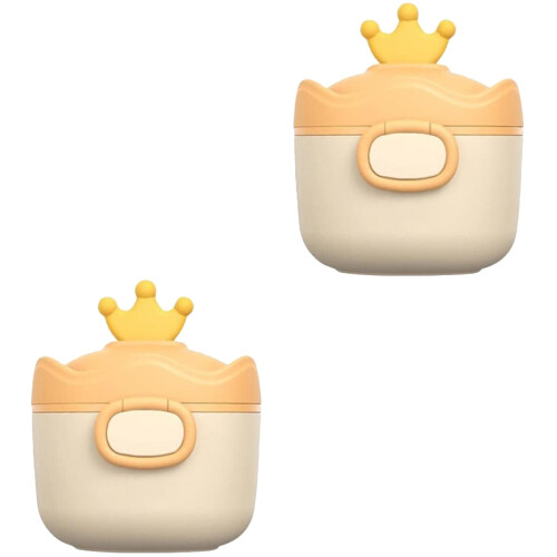 2Pièces Boîte De Rangement Poudre De Lait Pour Bébé À