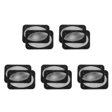 10St Car Audio Subwoofer Grill Met Zwart Mesh En Kunststof Frame