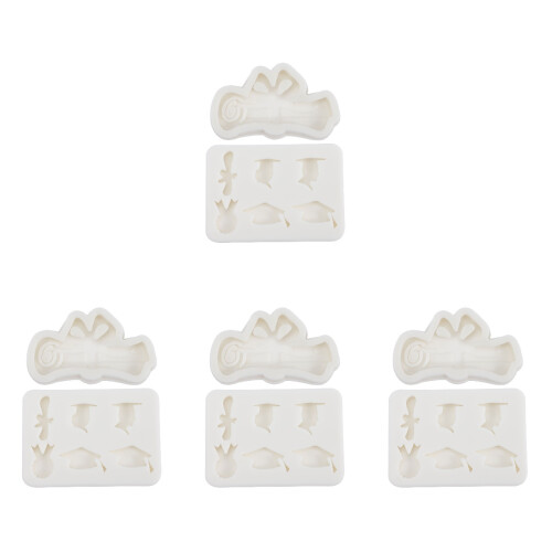 8Pièces Moules DIY Silicone Graduation Pour Bonbons