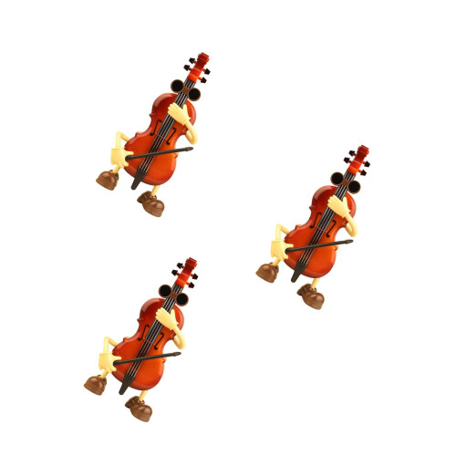 3Pièces Boîte À Violon Ornement