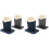 4Pièces Support Lunettes De Vue Peluche Confortable Élégant 1