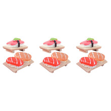 6St Mini Display Eten Models Assorti Kleur Voor Huisdecoratie