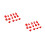28Pièces Accessoires Vin Silicone Rouge Marqueurs Verres 1