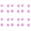 24Pièces Moldes Nail Art Rose Pour Frame DIY Embossé 1