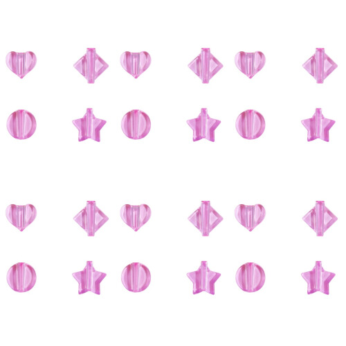 24Pièces Moldes Nail Art Rose Pour Frame DIY Embossé