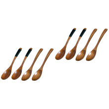 8St Tableware Lepels Keuken Roerlepels Koffiekleur Elegant