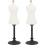 4St Duurzame Witte Mannequin Voor Kleding Presenteren 1