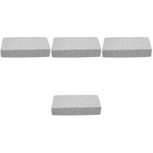4Pièces Éponge Grise Pva Scrub Auto Usage Pratique Entretien