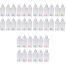 36Sets Witte Spuitflessen Met Afneembare Kop Voor Ketchup
