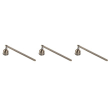 3St Metalen Kaarsenblusser Met Lange Steel, Vlamdoven