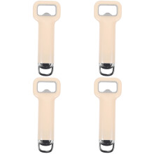 4St Kunststof Flesopener Beige, Duurzaam En Compact Voor Bier En Wijn