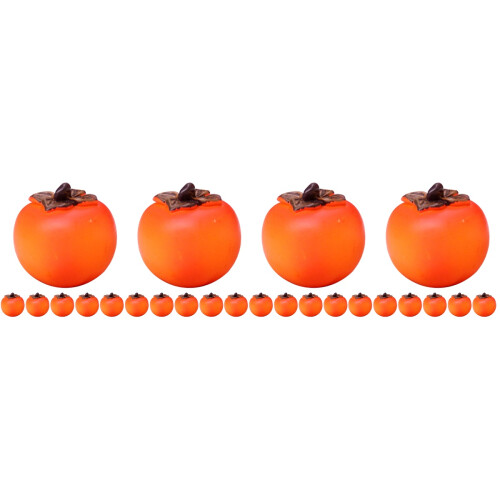24St Simulatie Fruit Decor Persimmon Resin