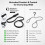 BullyBillows Anti-Pull Anti-Choking Training Dog Lead | 1.2m Active Light Dog Le 2