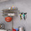 Angle Grinder Holder 2 Bay Multi-Purpose Storage Rack with Cord Hanger Wall Mount Bracket for Angle Grinders Garage 3