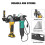 Angle Grinder Holder 2 Bay Multi-Purpose Storage Rack with Cord Hanger Wall Mount Bracket for Angle Grinders Garage 6