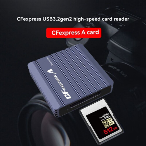CFexpress Type A Card Reader CF Express Card Reader Type A Adapter USB3.2 GEN2 10G Portable CFexpress Reader 2