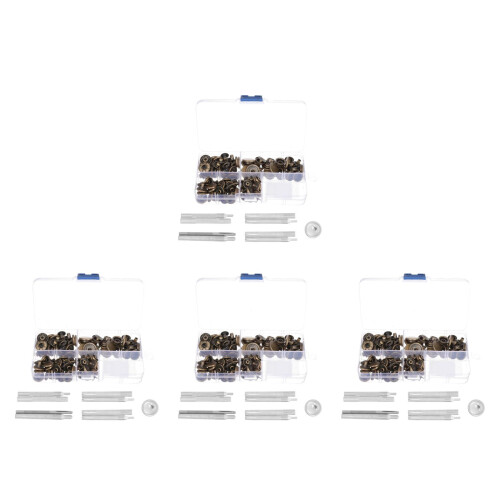 160Ensembles Boutons Pour Jeans Cuir Kit Outils 1