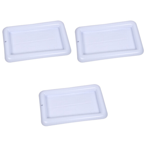 3Pièces Plateau Glacier Flottant Gonflable Pour Piscine