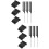 2Ensembles Clips Et Peignes ABS Accessoires Salon 7