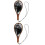 2Pièces Filet De Capture Noir Avec Cordage Élastique Métal 5