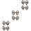 3Paires Décorations Chic Nœud Pour Chaussures 5
