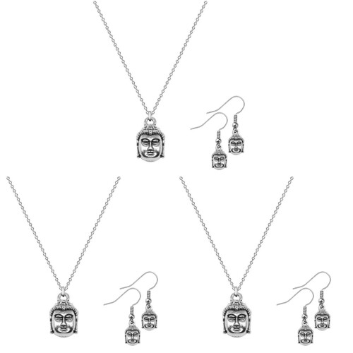 3Ensembles Femme Chic Boucles Argent Élégant 1