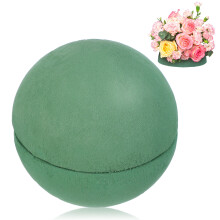 2 Stuks Half Rond Droog Bloemenschuim Bollen Groen Voor Tafelschikking